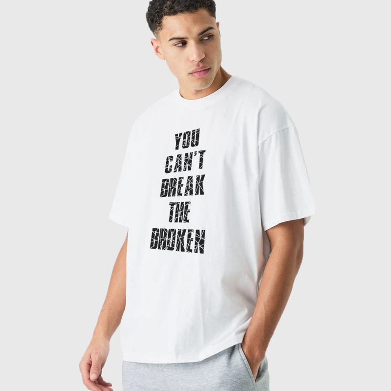 تی شرت آستین کوتاه مردانه مدل تایپوگرافی مفهومی انگلیسی انگیزشی mo504