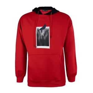 هودی مردانه زانتوس مدل دورس کد 202525 رنگ قرمز