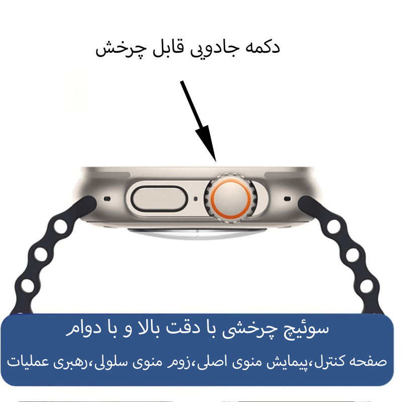 ساعت هوشمند مدل HR6 ULTRA3 به همراه هدفون بلوتوثی