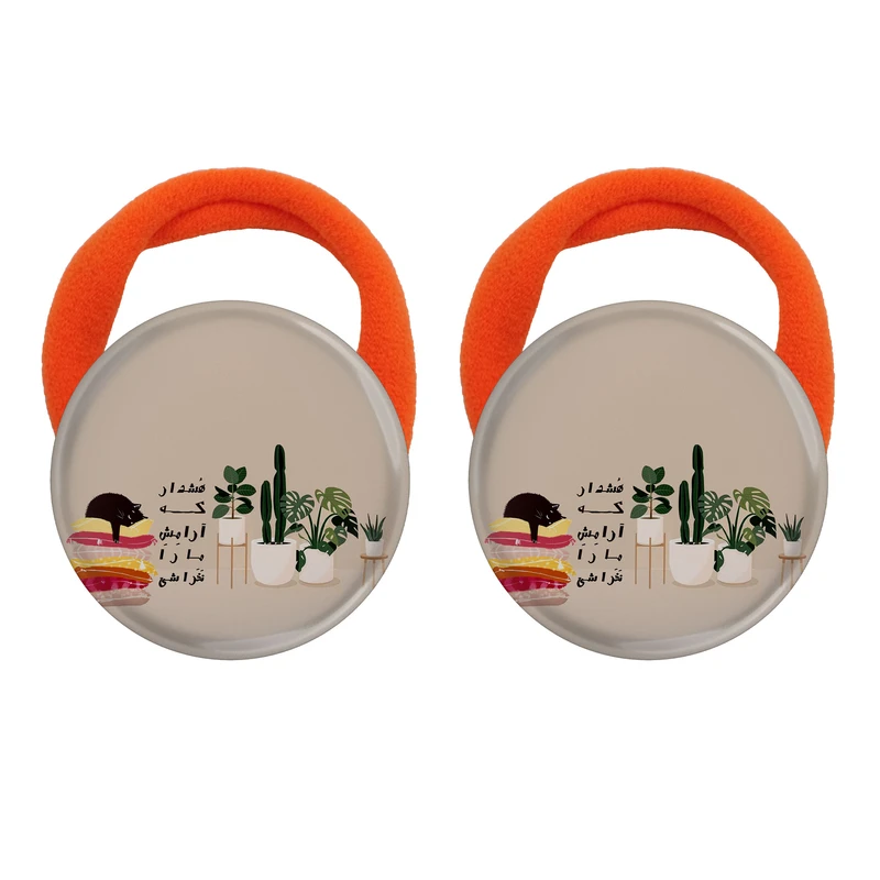 کش مو زنانه مدل هشدار که آرامش ما را نخراشی کد 1102 بسته دو عددی