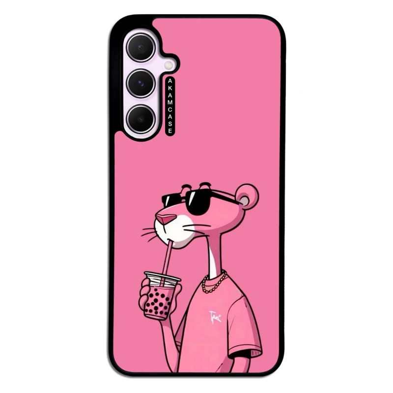 کاور آکام مدل AMC-WSGA35-PINK PANTHER12 مناسب برای گوشی موبایل سامسونگ Galaxy A35