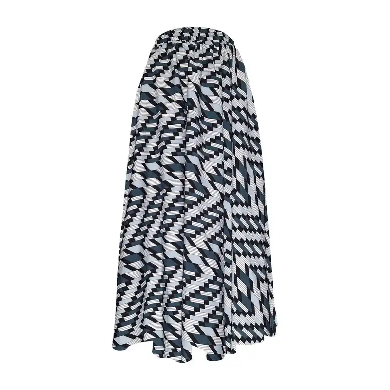 دامن کلوش زنانه مدل E1 رنگ آبی