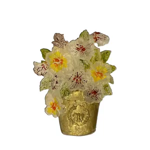  مگنت تزیینی طرح گل و گلدان مدل F03