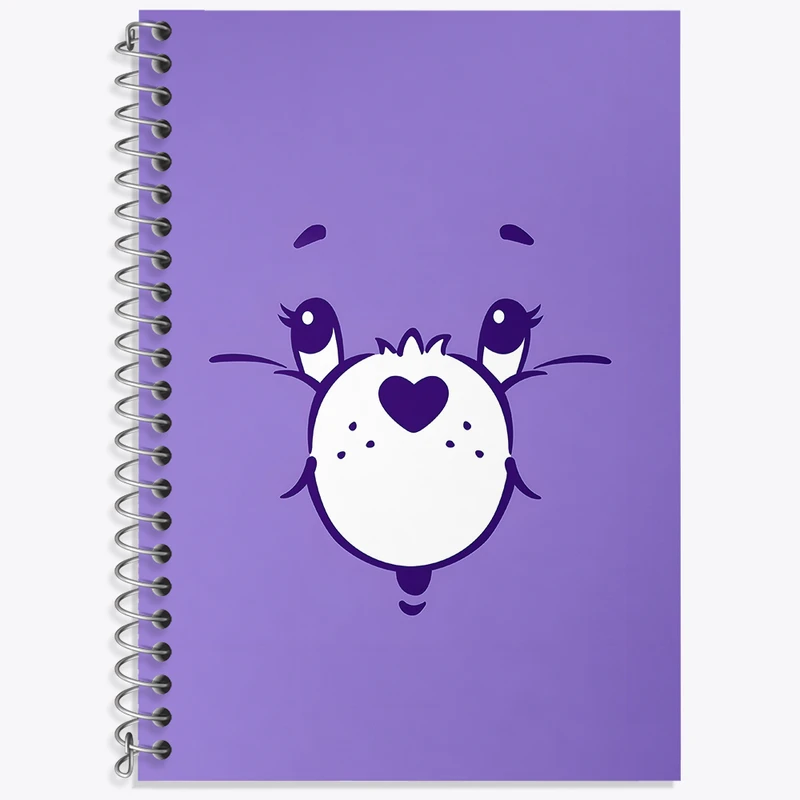 دفتر زبان 50 برگ خندالو مدل دو خط طرح خرس مهربون کد N3484