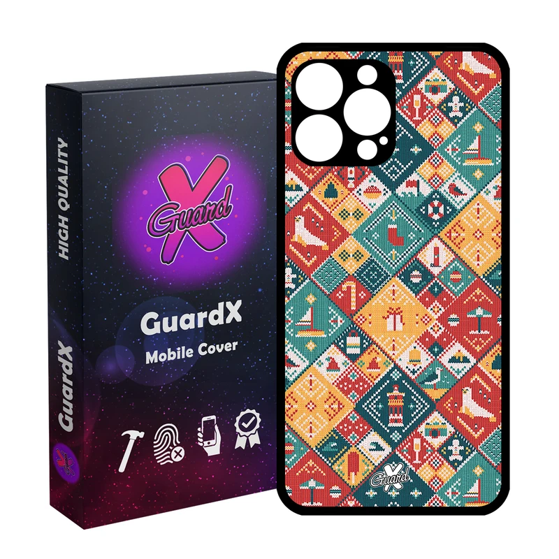 کاور گارد ایکس طرح Pattern مدل Glass10168 مناسب برای گوشی موبایل اپل iPhone 14 Pro Max