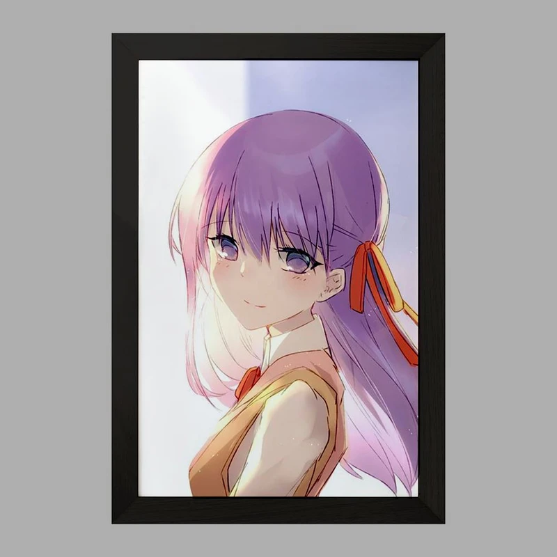 تابلو خندالو مدل ساکورا انیمه فیت استی نایت Fate Stay Night  کد 22786