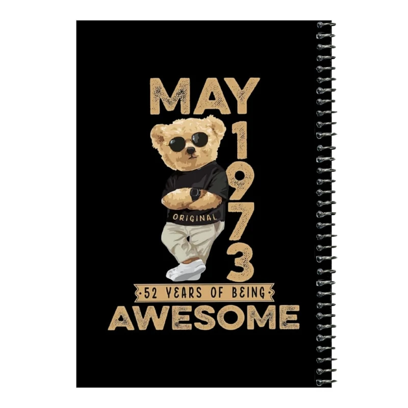 دفتر مشق 80 برگ اس جی مدل تدی عینک دودی    