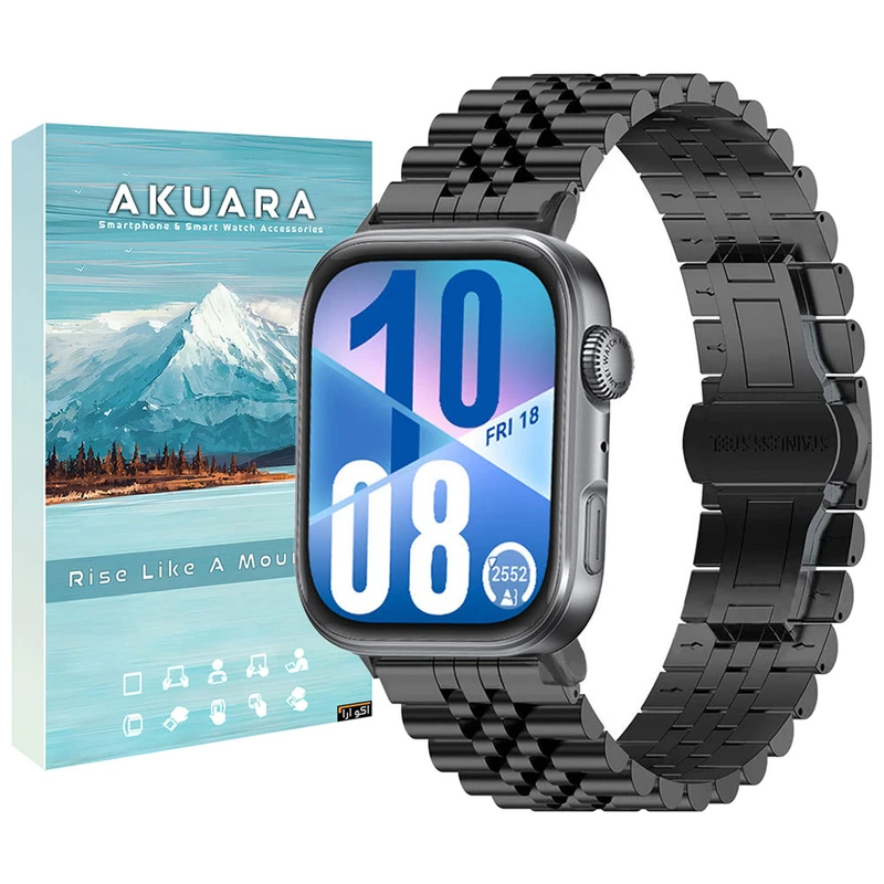 بند آکوآرا مدل 5Bead مناسب برای ساعت هوشمند هوآوی Fit 4 30mm