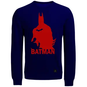 سویشرت مردانه 27 مدل BATMAN کد V14 رنگ سرمه ای