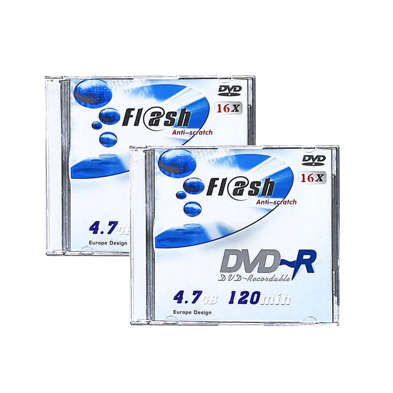 دی وی دی خام فلش مدل DVD-R بسته 2 عددی 