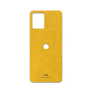 MAHOOT Mustard-Leather Cover Sticker for Motorola Moto G14