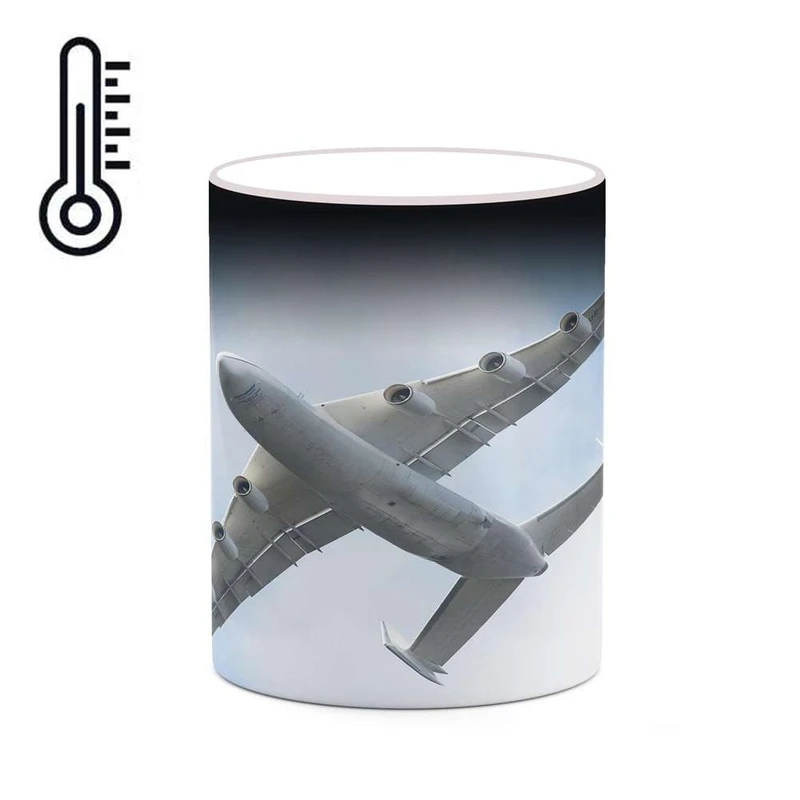 ماگ حرارتی کاکتی مدل هواپیمای جنگنده کد mgh20350