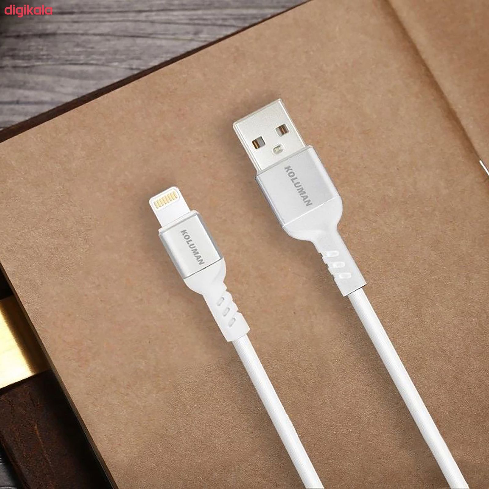 مشخصات قیمت و خرید کابل تبدیل Usb به لایتنینگ کلومن مدل Kd 25 طول 1 متر دیجی کالا