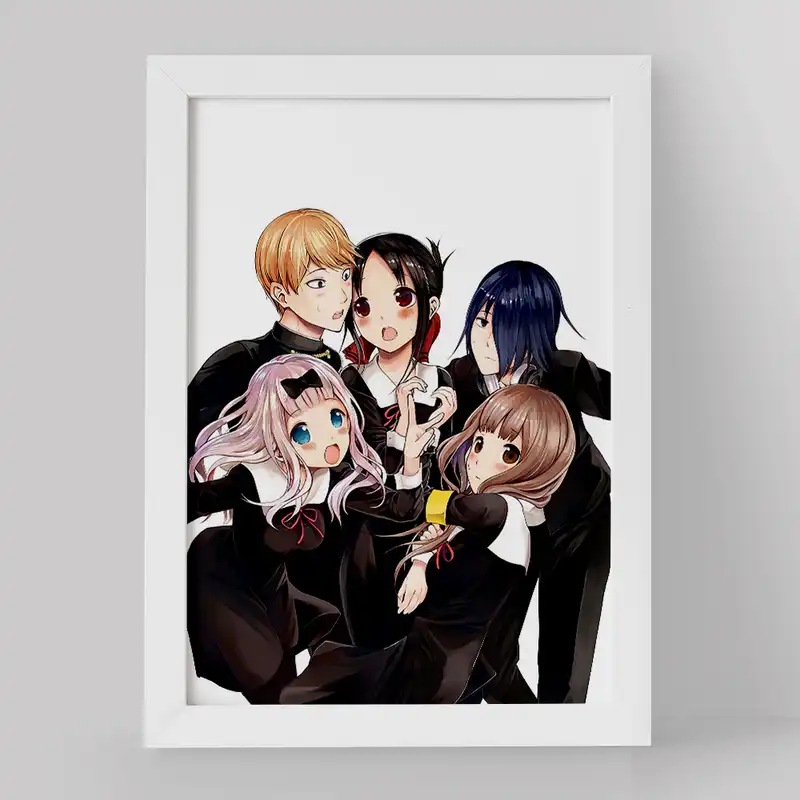 تابلو خندالو مدل میوکی و کاگویا و چیکا انیمه کاگویا ساما کد 15982