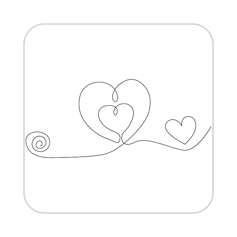 زیر لیوانی کاکتی طرح عاشقانه مدل mp36879