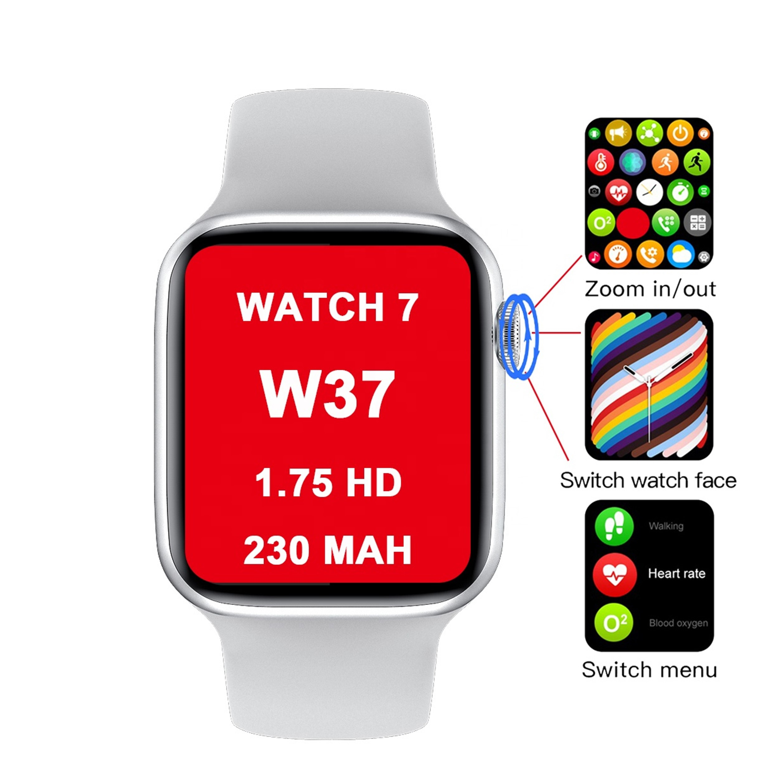 مشخصات، قیمت و خرید ساعت هوشمند مدل Watch 7 | دیجی\u200cکالا