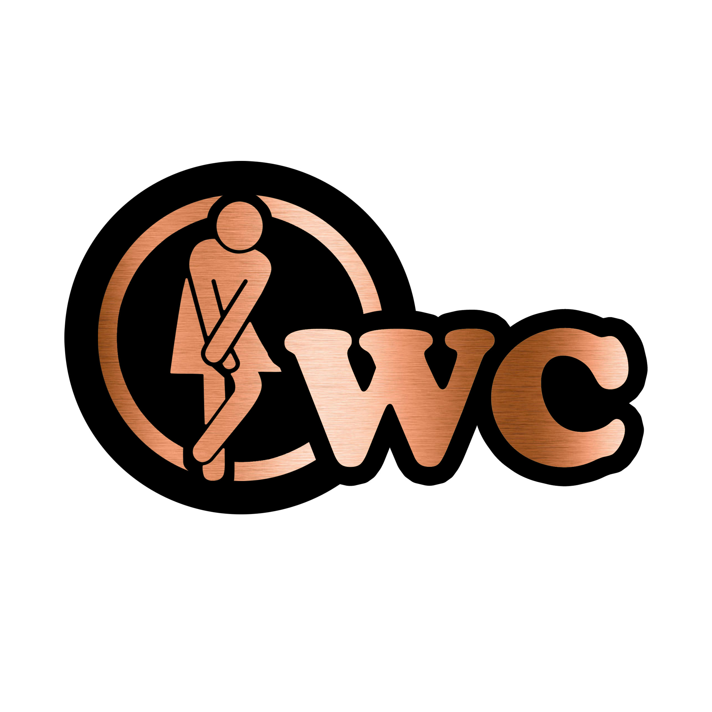 تابلو نشانگر آژنگ طرح wc کد w.w03