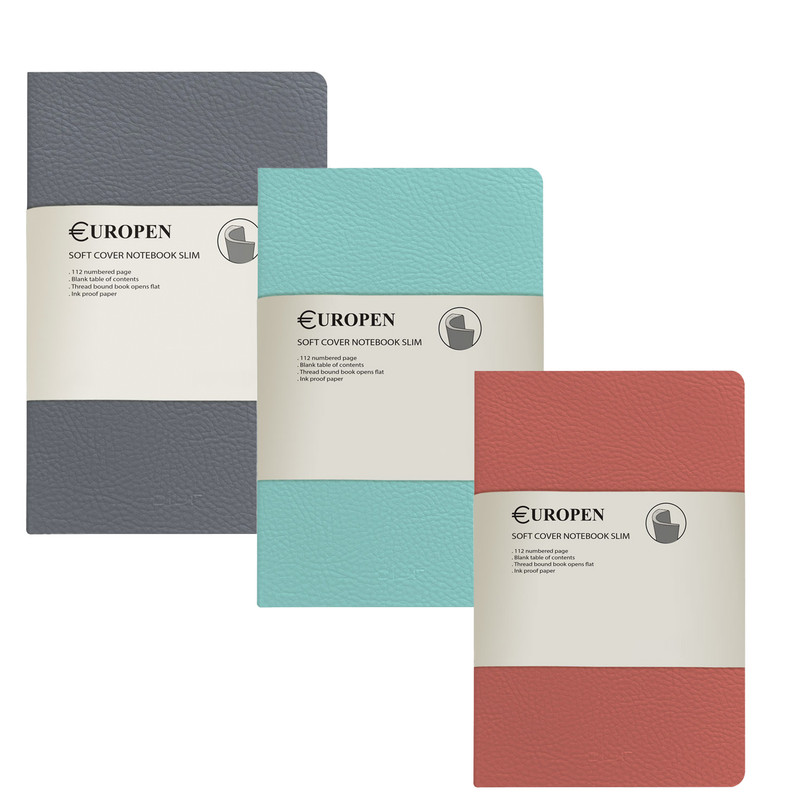 دفتر یوروپن طرح soft cover slim