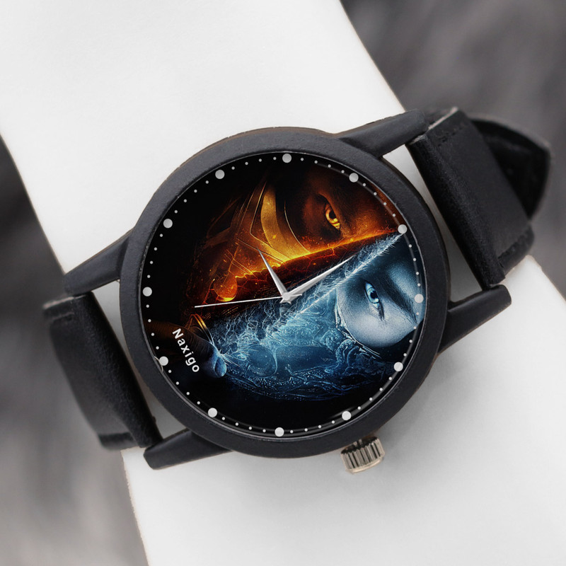 ساعت مچی عقربه ای ناکسیگو مدل Mortal Kombat کد LF6770 ساعت مچی عقربه ای ناکسیگو مدل Mortal Kombat کد LF6770