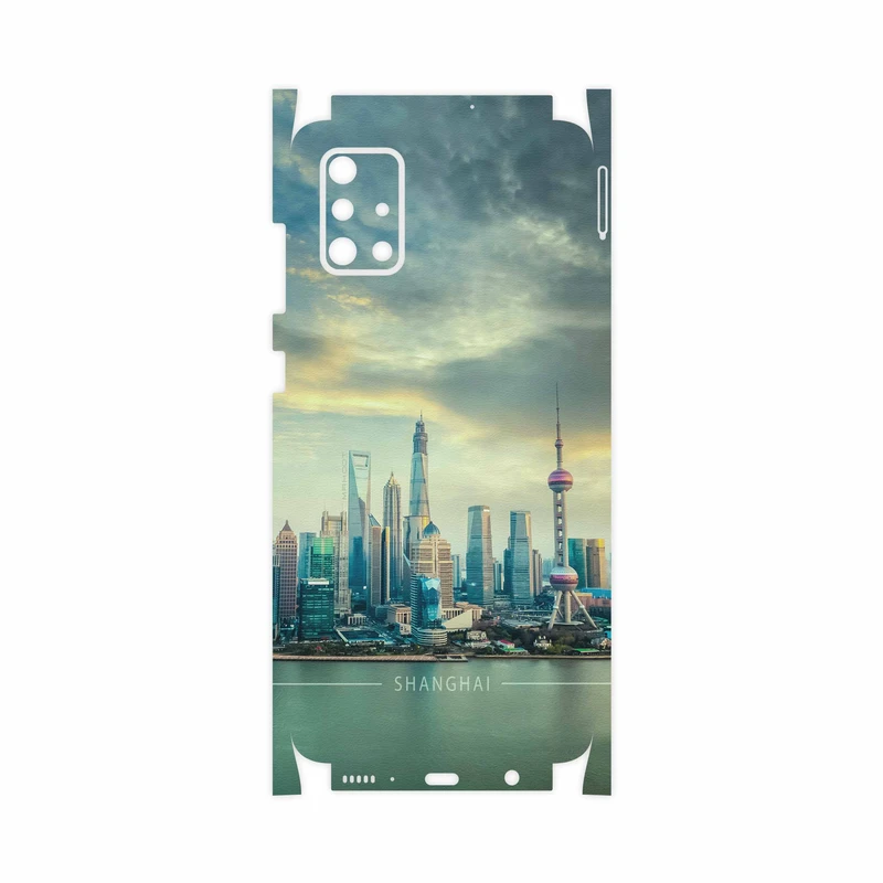 برچسب پوششی ماهوت مدل Shanghai City-FullSkin مناسب برای گوشی موبایل سامسونگ Galaxy A71