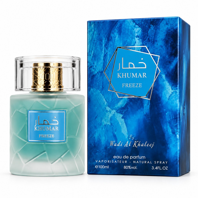 ادوپرفیوم مردانه و زنانه وادی الخلیج مدل خمار فریز با رایحه معتدل حجم 100 میلی‌لیتر 