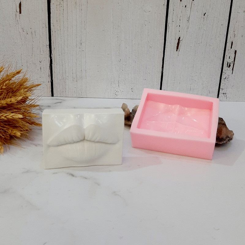 قالب شمع مدل کتیبه طرح لب