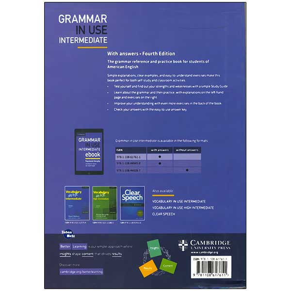 کتاب American Grammar in Use Intermediate اثر Raymond Murphy انتشارات زبان مهر کتاب American Grammar in Use Intermediate اثر Raymond Murphy انتشارات زبان مهر
