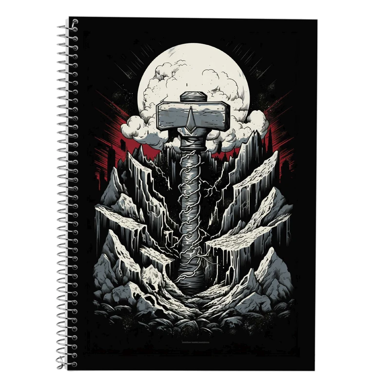 دفتر زبان 50 برگ مدوپد مدل سه خط طرح تایتان Titan کد DF11918