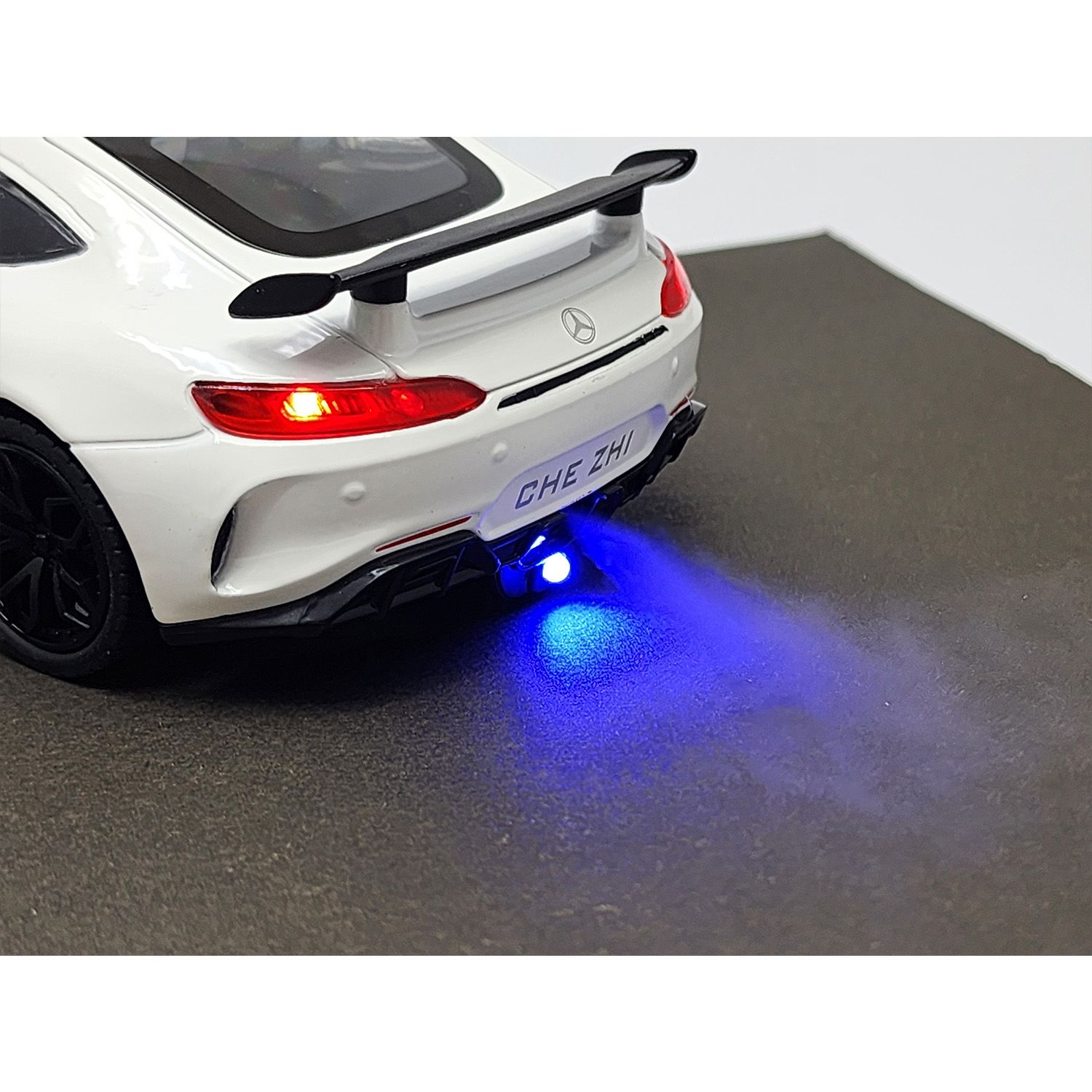 ماکت ماشین مدل فلزی 6درب بازشو موزیکال BENZ AMG GT دودزا -  - 9