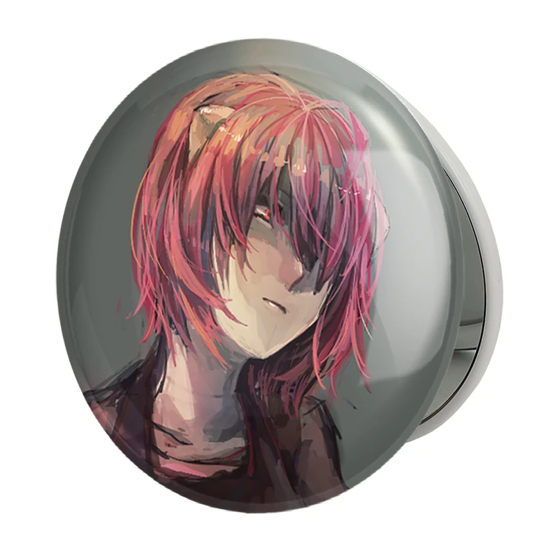 آینه جیبی خندالو طرح لوسی انیمه الفن لید مدل تاشو کد 32190