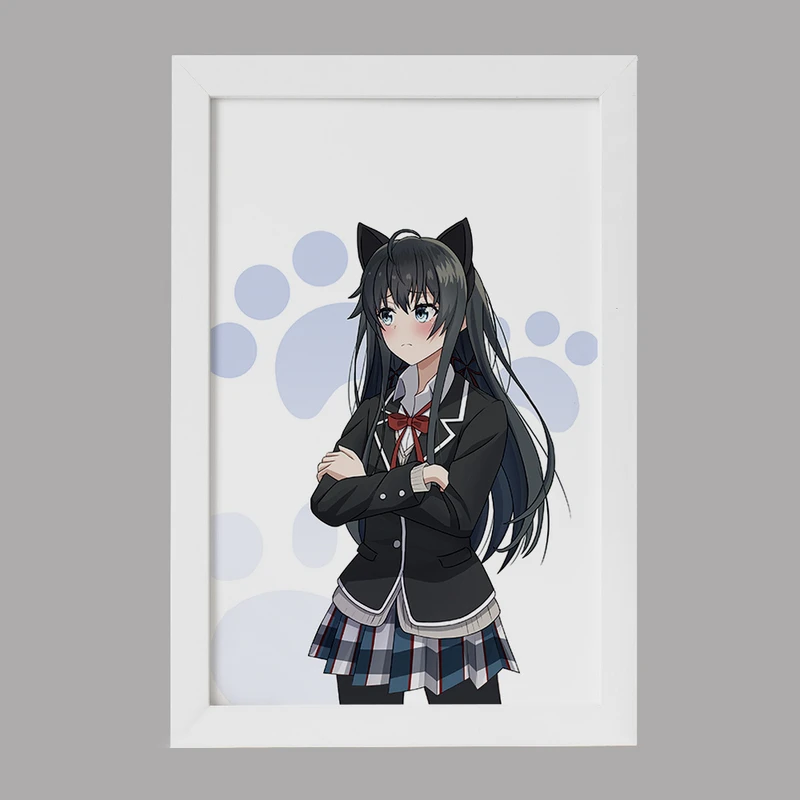 تابلو خندالو مدل یوکینو انیمه جوانی کمدی رومانتیک من کد 32544