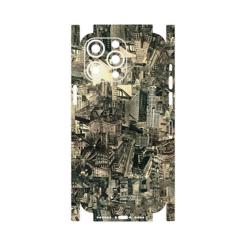 برچسب پوششی ماهوت مدل Collage of Skyscraper-FullSkin مناسب برای گوشی موبایل اپل iPhone 14 Pro Max