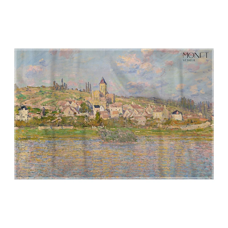 کاغذ کادو ترمه طراحان ایده مدل آب و هوا از مونه کد art0192 سایز 57x37 سانتی متر