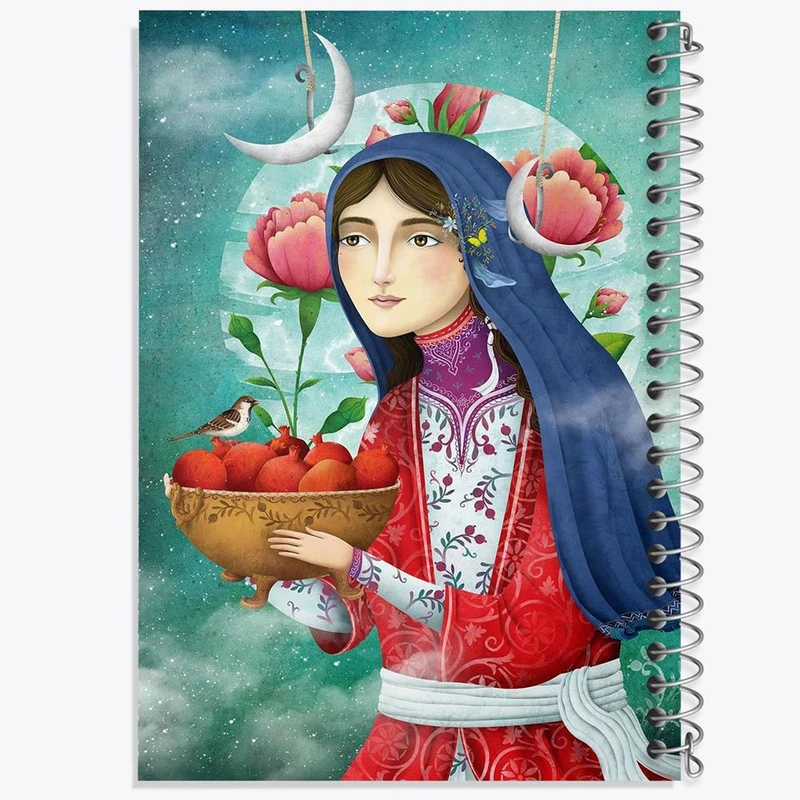 دفتر مشق 50 برگ خندالو مدل شب یلدا کد 20406