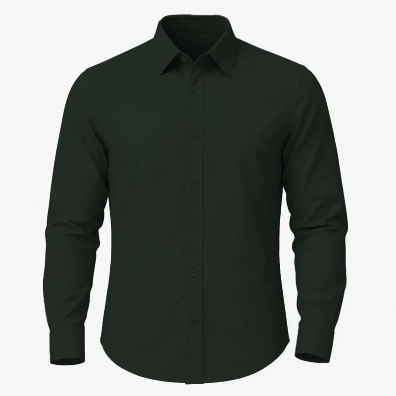 پیراهن آستین بلند یقه برگردان مردانه مدل آدرین کد LAG