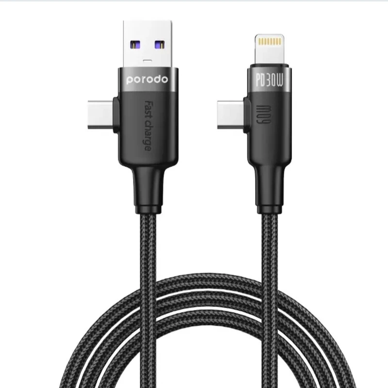 کابل تبدیل USB-C به لایتنینگ  پرودو مدل UNIVERSAL طول 1.2 متر