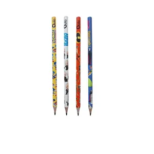 مداد مشکی کوییلو مدل کارتونی بسته 4 عددی