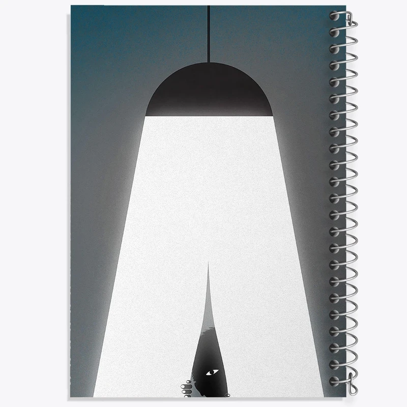 دفتر مشق 50 برگ خندالو طرح مفهومی کد F238