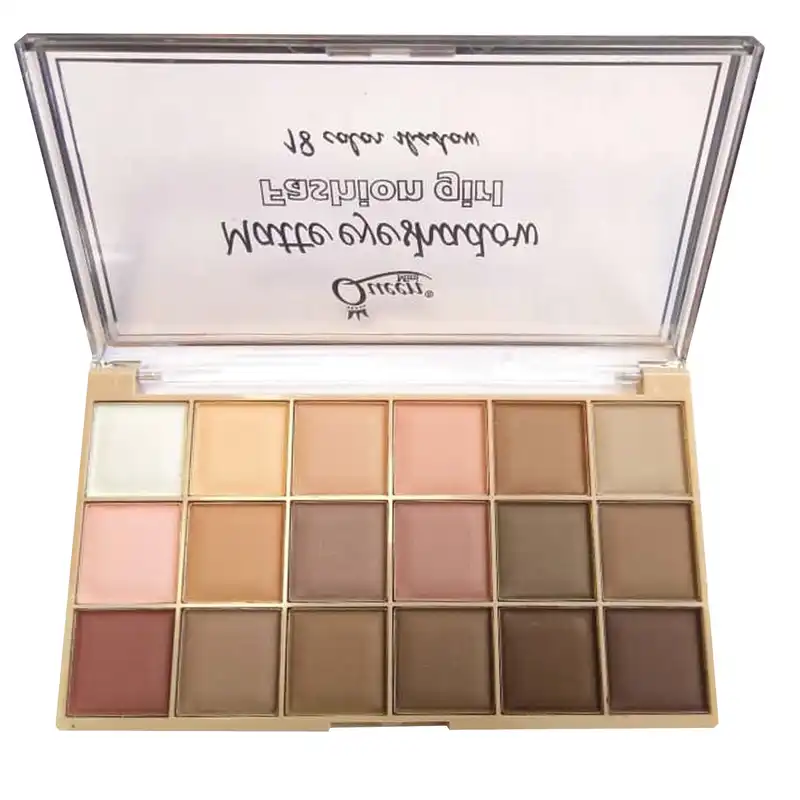 پالت سایه چشم کویین مینی مدل MATTE 18 شماره 01