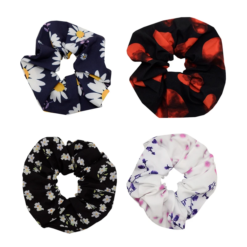 کش مو زنانه دلنار گالری مدل قلب و گل بسته 4 عددی