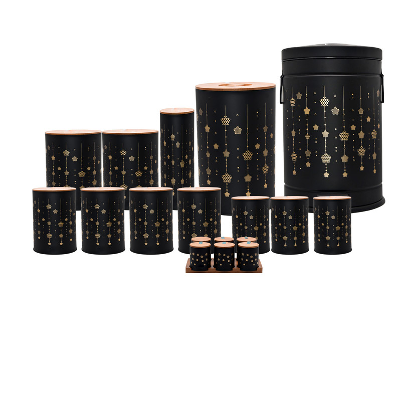 سرویس آشپزخانه 15 پارچه طرح ستاره آویز کد 8094