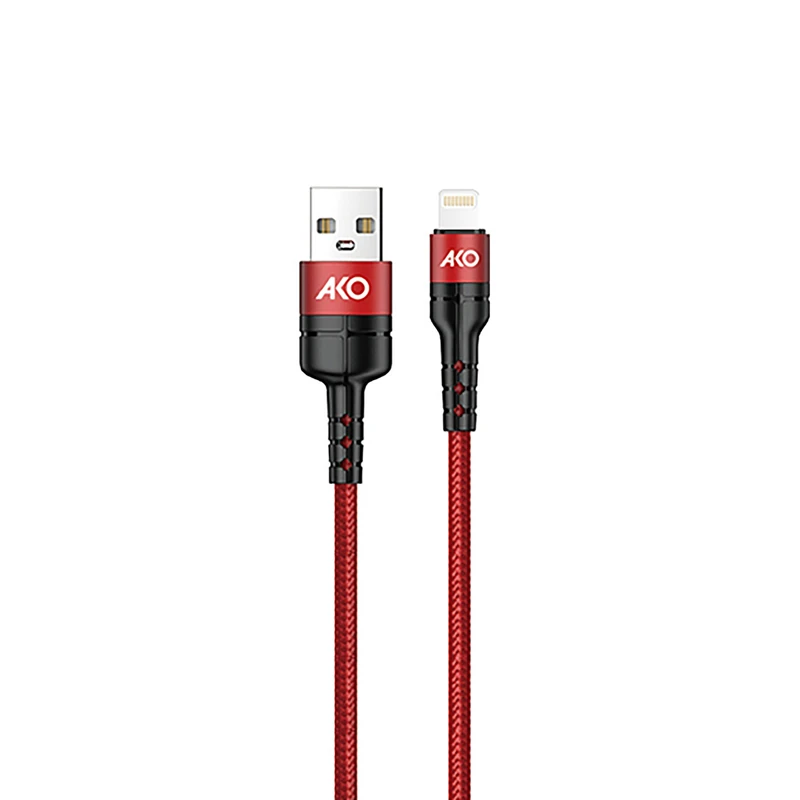 کابل تبدیل USB به لایتنینگ آکو مدل AC-12 طول 1متر