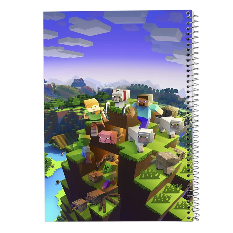 دفتر ژورنال نویسی 50 برگ مدوپد مدل نقطه ای طرح ماینکرفت minecraft کد DF14021