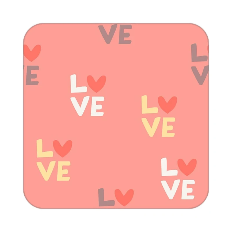 زیر لیوانی کاکتی طرح عاشقانه مدل mp40402