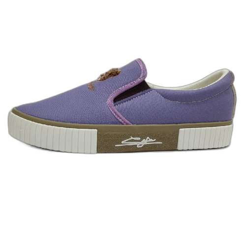 کفش دخترانه مدل خرسی رنگ بنفش