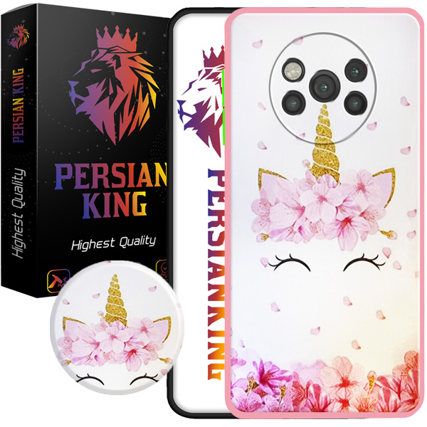 کاور پرشین کینگ مدل Unic 22 مناسب برای گوشی موبایل شیائومی Poco X3 NFC / Poco X3 Pro به همراه پایه نگهدارنده