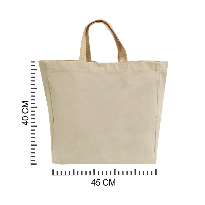 ساک دستی مدل پارچه ی کتان کد 01