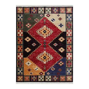 گبه ماشینی دنیای فرش طرح آذرخش 