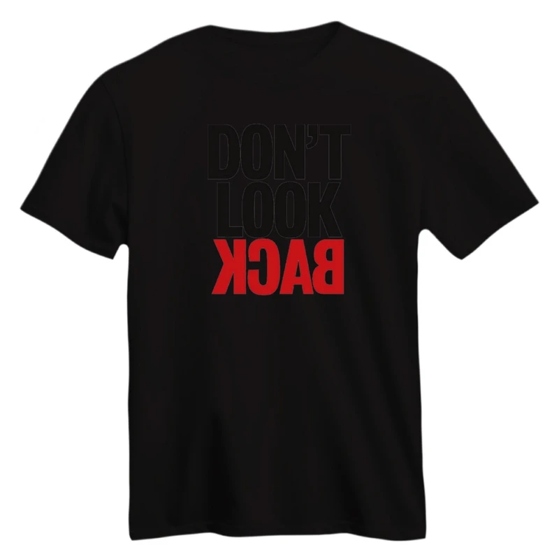 تی شرت آستین کوتاه زنانه مدل به عقب نگاه نکن