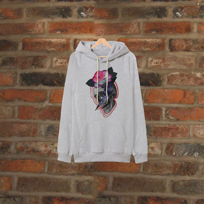 هودی زنانه مدل اسکلت کد AA133